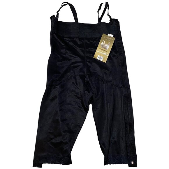 NEW ANNETTE Black After Surgery Compression Shapewear Shorts Size 3X Open Crotch - Picture 1 of 5